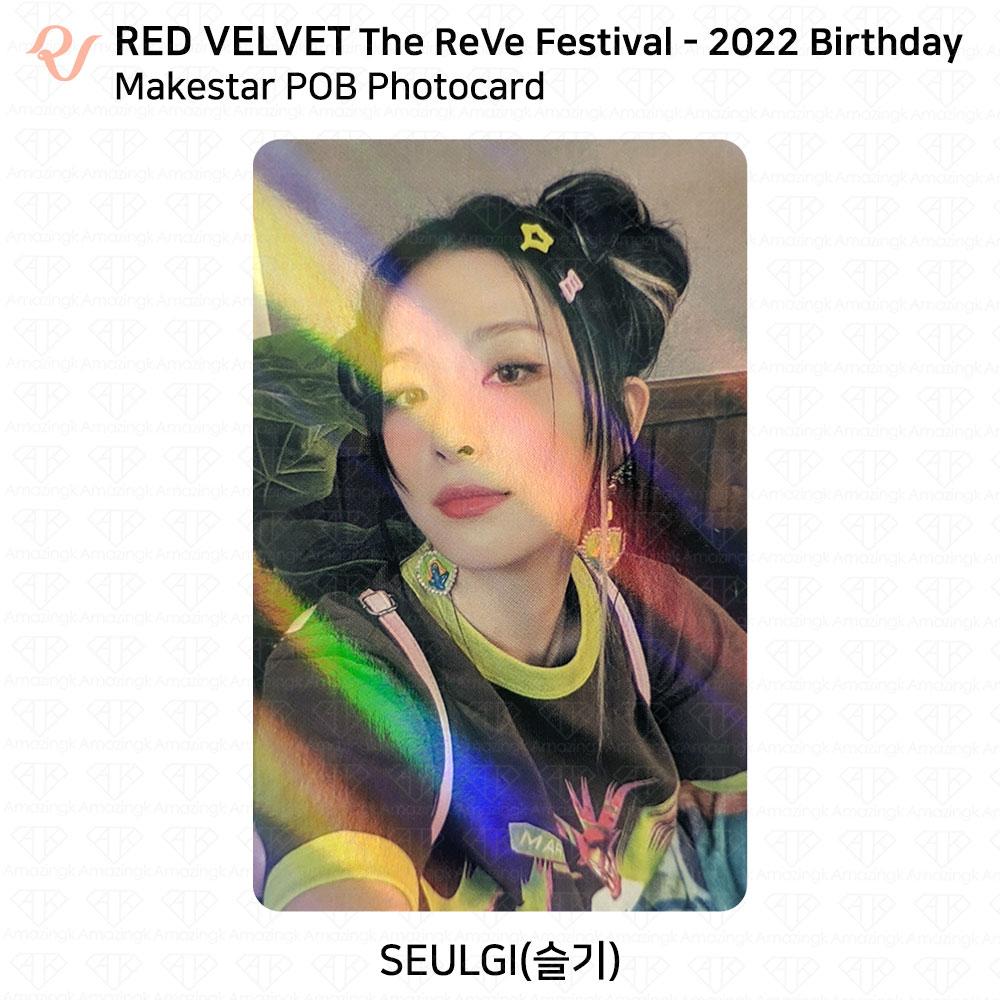 Red Velvet Carte photo d'anniversaire du Reve Festival 2022 POB KT4 AM MS MP SM SW KPOP