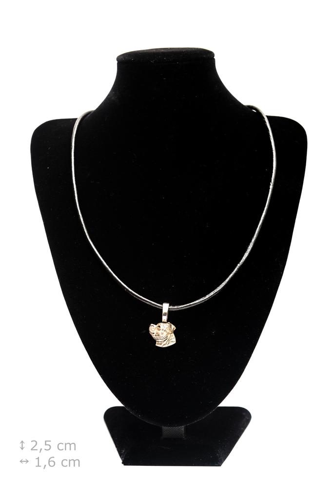 Staffordshire Bull Terrier, Staffy - Dog necklace, silver-plated pendant for the dog lover, subtle jewellery by Art-Dog