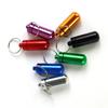 Portable Mini Pill Box, Waterproof Aluminum Case, Ideal for Meds, Vitamins & Fish Oil, Storage Organizer Container