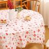 PEVA Tablecloth Thickened Red Festive Table Cloth Portable Table Cover  New Year Party Supplies