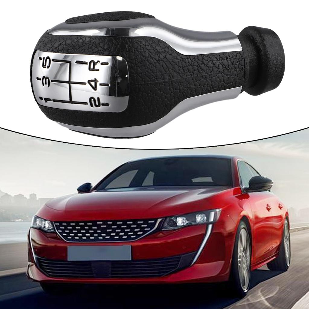 Brand New Gear Shift Knob Car Parts Sleek 5 Speed Easy Installation Manual Transmission PU Leather Replacement