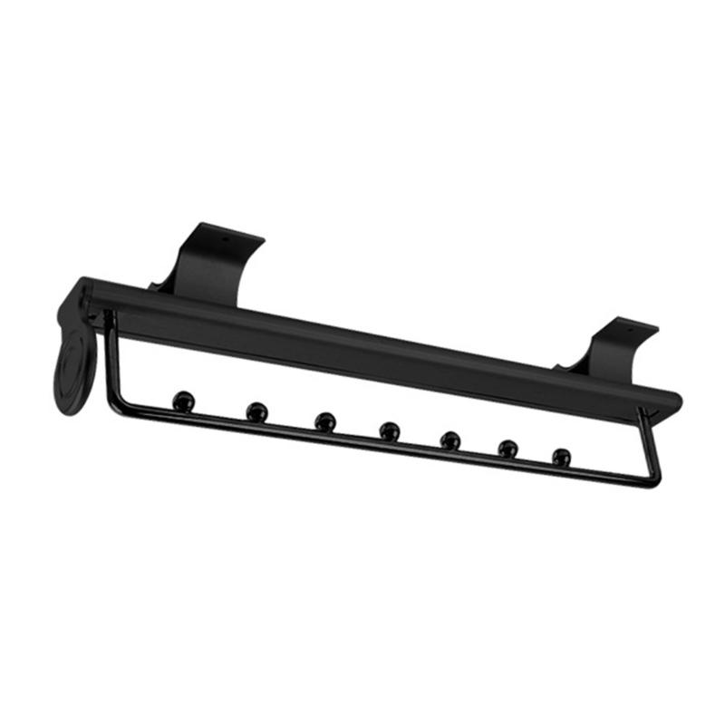 Top-Mounted Clothes Rack Adjustable Closet Rod Sturdy Metal Rack for Organized 2380₽
