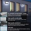 5000K Daylight White Outdoor Wall Sconce Lights, LED Exterior Light Fixture Wall Mount Ip65 Waterproof, Wall Porch Light for Garage Walkway Hallway