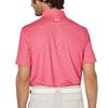 FootJoy Men's Spray Mist Print Short Sleeve Golf Shirt, Pink Lemonade, Size M (FJ-S25-S22, 34547-M)