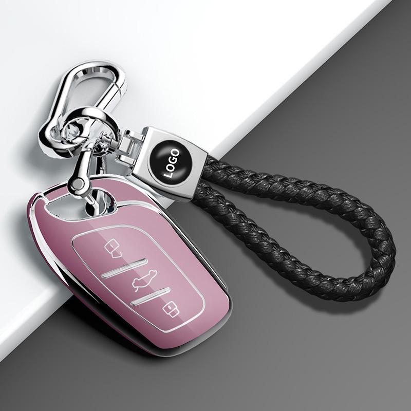 Compatible Key Case for MG 3/5/6, ZS, New Energy, HS, Rui Xing, and MG6 Pro - Third Generation Car Buckle Package