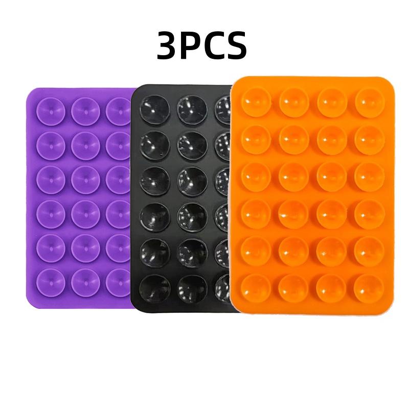 Single-Sided Silicone Suction Phone Holder Mat Multifunctional Suction Cup Wall Anti-slip Detachable Phone Rubber Sucker Pad