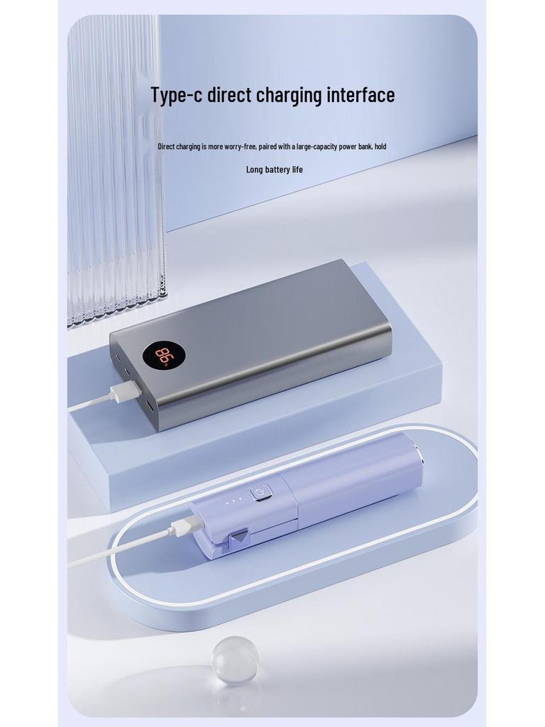 Portable Mini USB Straightener & Curling Iron