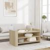 VidaXL Coffee Table Sonoma Oak 100x50x50 Cm Engineered Wood, Side Table, Living Room Table, Accent Table, End Table 848348