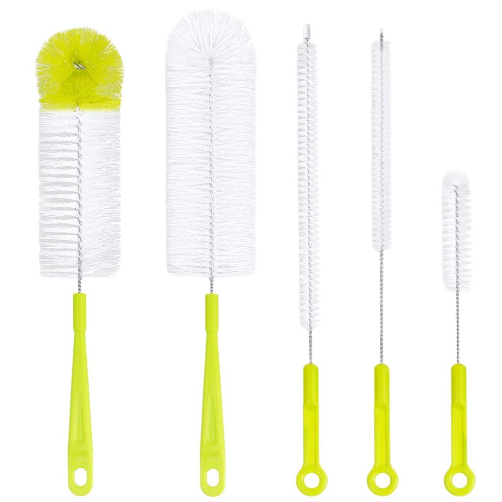 Popular Teapot Kettle & Bottle Cleaning Brush with Stainless Steel & Nylon Bristles