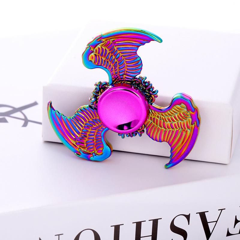 Metallischer Fidget Spinner mit landschaftlichem Motiv: Beliebtes Promi-Straßenmarkt-Dekompressionsspielzeug