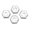 4Pcs Zinc Alloy RC Hex Coupler for SCY 16101/16102/16103 16201 RC Cars For 1/16 Scale Vehicles