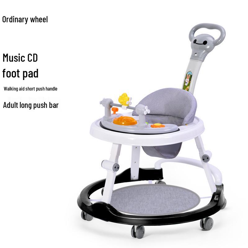 Multi-Function Baby Walker: Anti-Fall, Anti-Rollover, U-Shaped, Suitable for Boys & Girls.