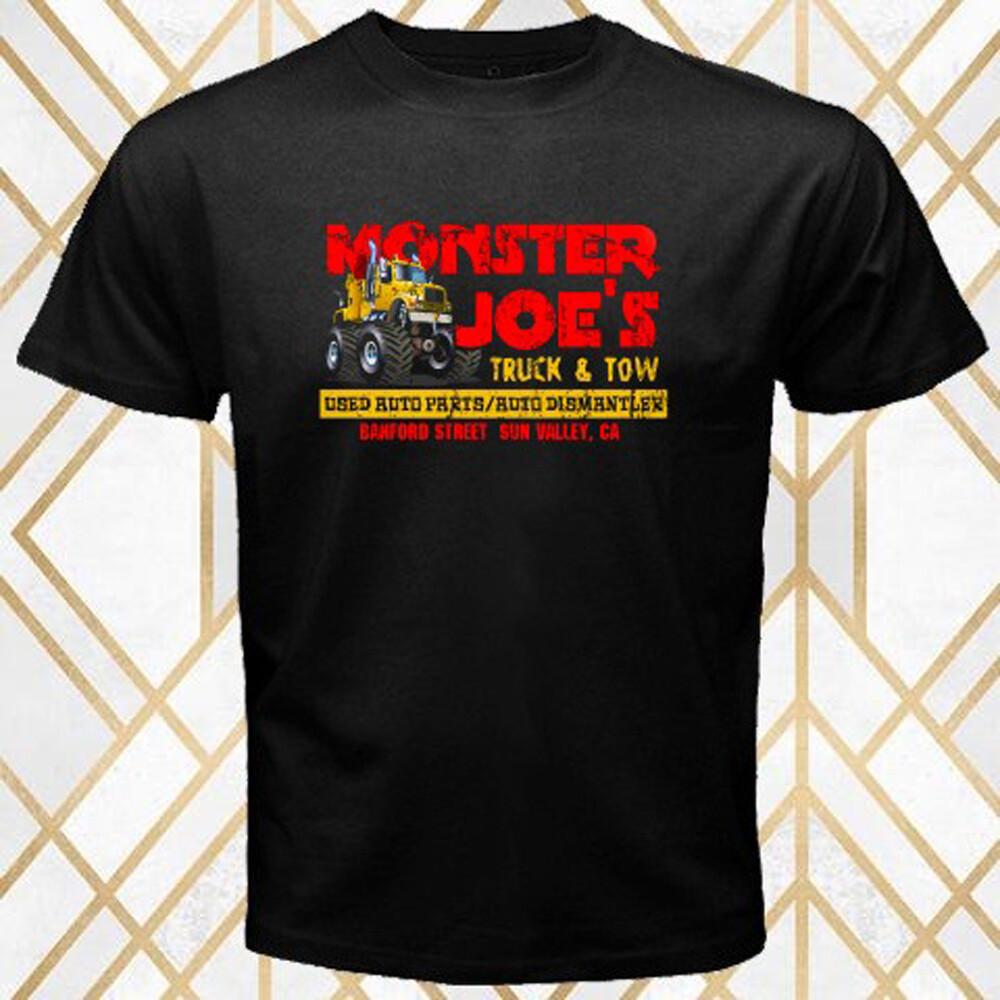 Monster Joe Truck and Tow Pulp Fiction Men Black T-Shirt Size S 3XL S