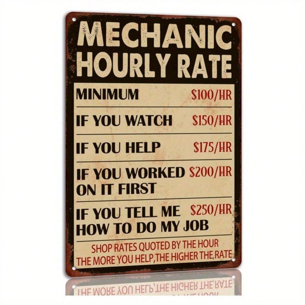 Tin Sign Vintage Metal Poster Wall Art 20x30cm