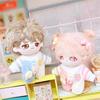 niannyyhouse Color Block Crawling Bodysuit, 10cm-15cm, 20cm Plush Toy, Dress-Up Clothes, Cotton Doll, Accessories (Pink, 10cm-15cm)