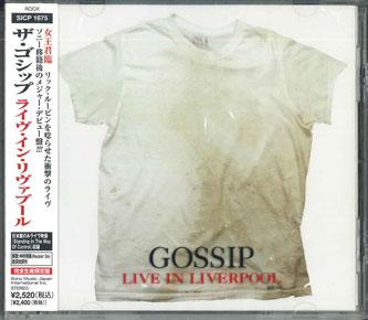 

CD GOSSIP - Live In Liverpool SICP1675PROMO SONY RECORD 2007 Japan Obi Rock Used
