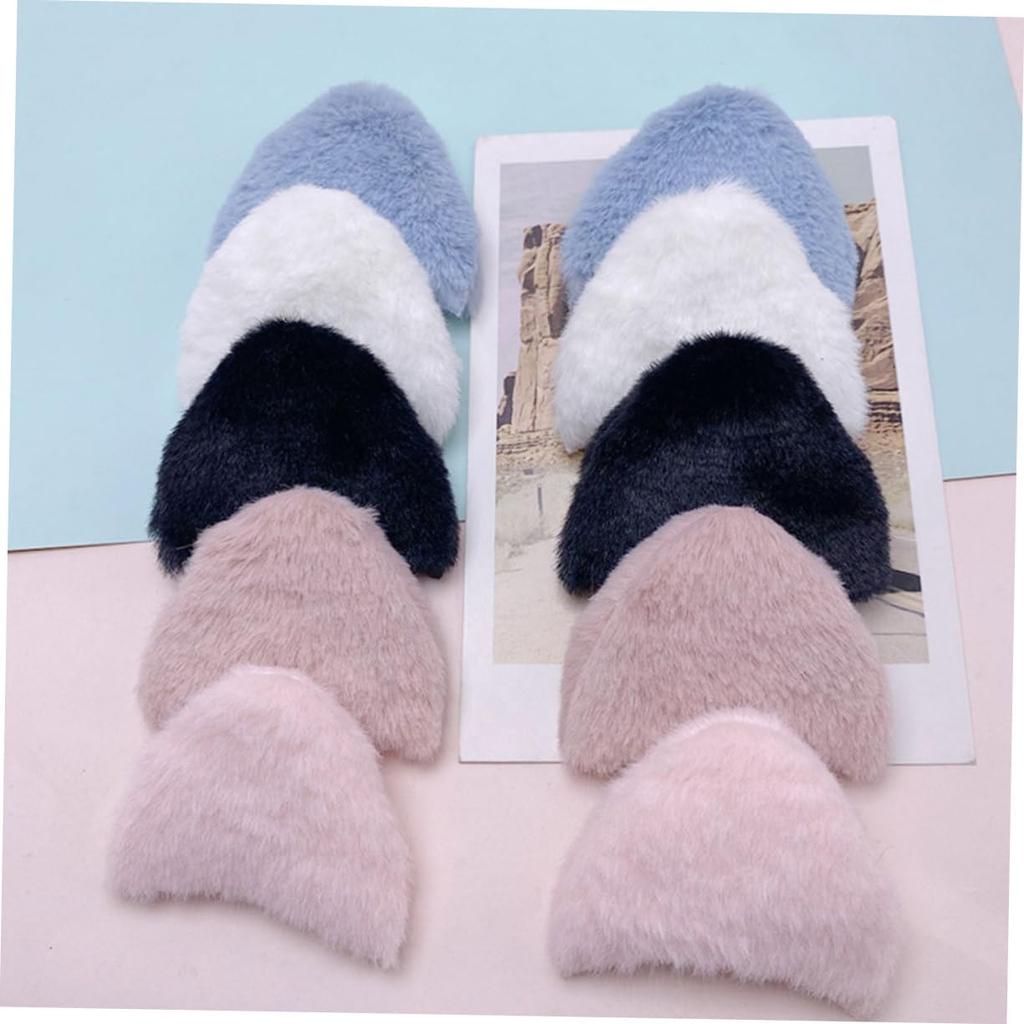 [POPETPOP] 10 Pieces Rabbit Ears Hair Accessories Animal Ear Headbands for Cat Hair