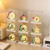 Multi-Functional Medal Individual Display Box, Stackable Tabletop Transparent Plastic Visible Rectangular Storage Box