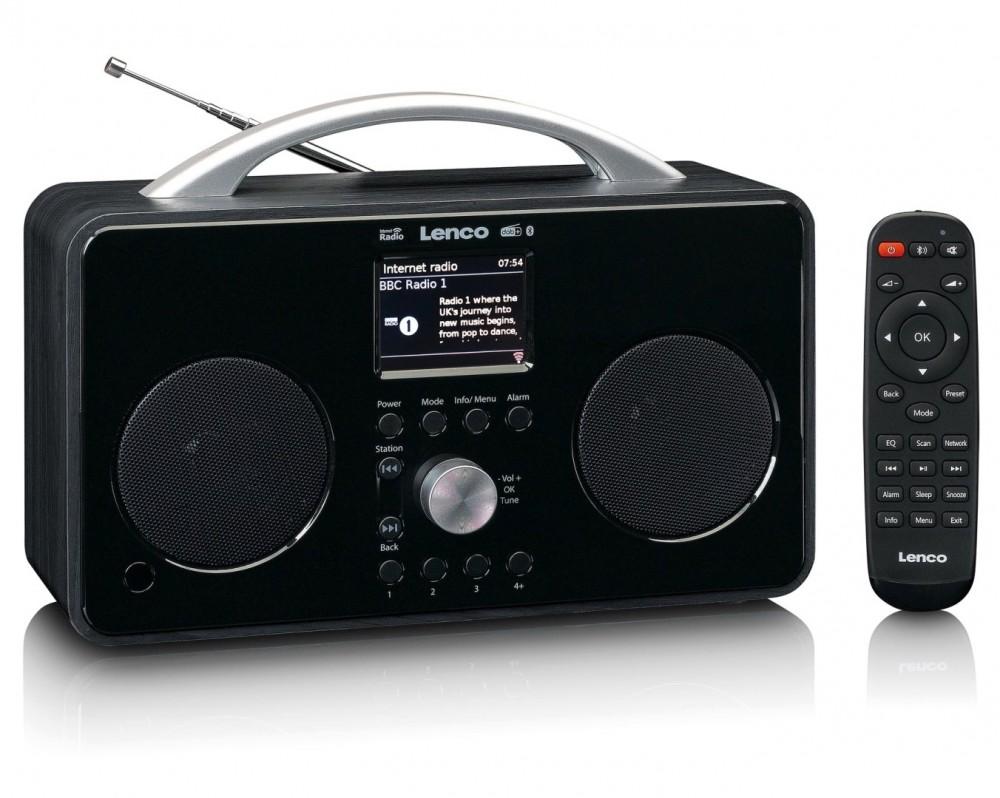 

Lenco PIR-645BK - portable internet radio with DAB+/FM, Bluetooth, Lenco чорний