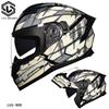 Motorcycle helmet, men's and women's all season universal flip face helmet, double mirror semi full coverage motorcycle, persona