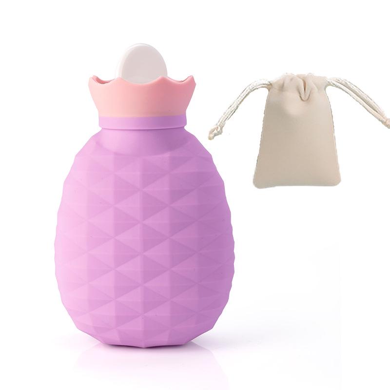 Silicone Explosion-Proof Hot Water Bottle: Portable, Microwaveable Mini Hand Warmer