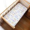 Baby Crib Fitted Sheet For Newborn Soft Cotton Bed Cot Mattress Cover With Rubber 130x70cm