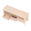 Miniature TV Cabinet Simulation Drawers Design Decorative Wooden Furniture Model for 1Celsius12