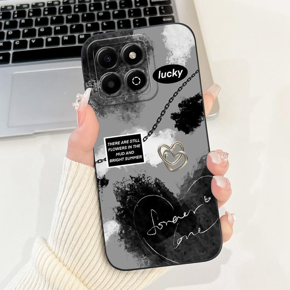 For Honor X6B Case Cover Silicone Fashion Luxury Cute Cartoon Cat Cool Painted Shockproof Phone Case For Honor JDY-LX1 JDY-LX2