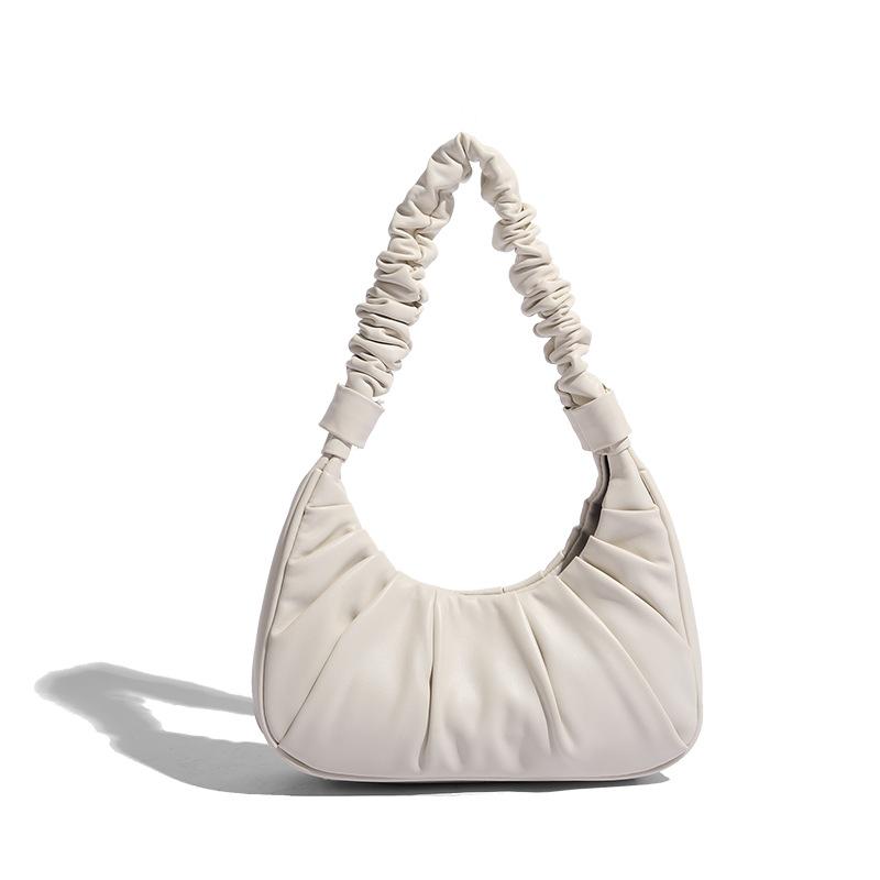 Summer New Pleated Portable Shoulder Bag, Femininity Versatile Underarm Bag