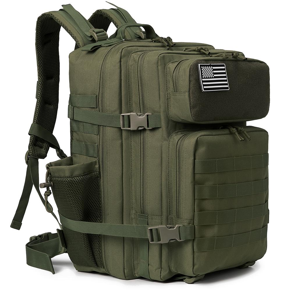 45L Molle Taktischer Rucksack für Männer und Frauen Outdoor Camping Wandern Survival Rucksack Große Kapazität Reise Jagdtasche
