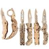 Newcomer Special: 3D Wooden Model Knife Jigsaw - Educational Toy & Folding Knife Set