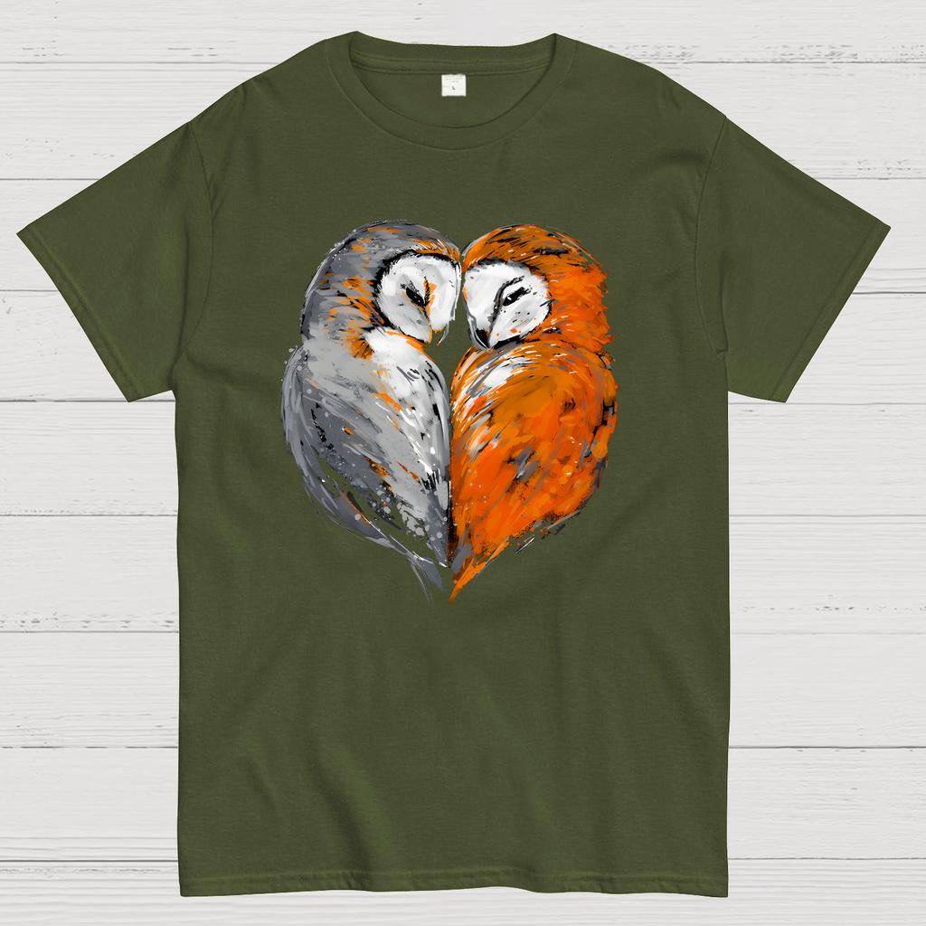 Owls In Love Cotton Summer Casual Cool Loose T-Shirt