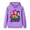 B1210 Kids Boys Girls Kpop Rumi Zoey Mira Print Long Sleeves Hoodie