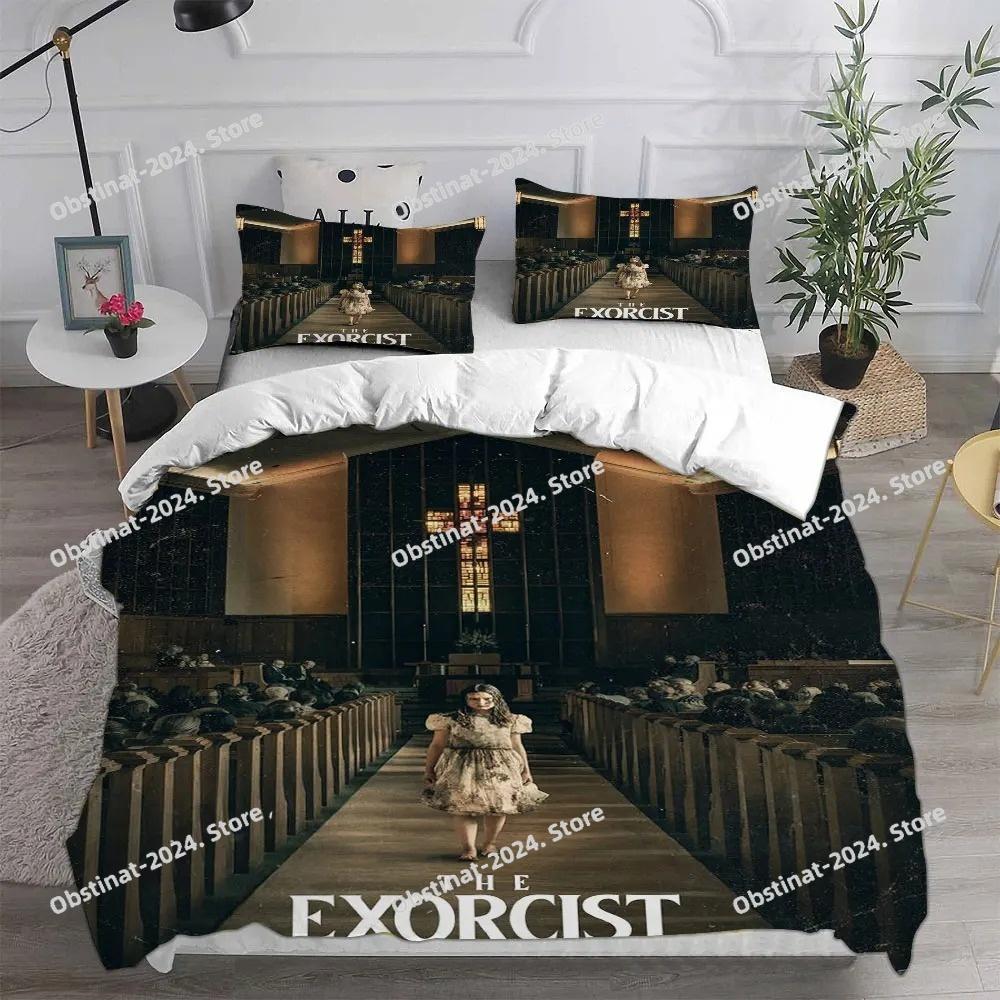 The Exorcist (1973) Bedding Sets Comforter Quilt Bed Cover Duvet Cover Pillow Case 3 Pieces Sets Kids Adult Size