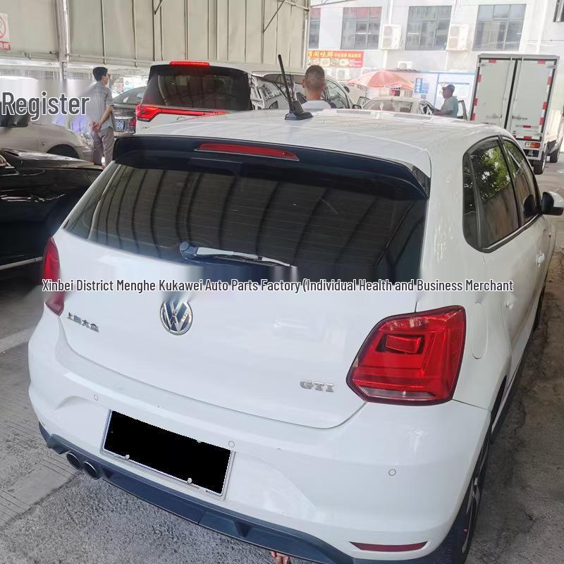 Volkswagen Polo Hatchback Rear Spoiler 2011-2023 GTI Style Painted Wind Deflector
