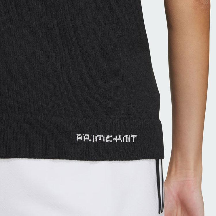 Adidas Solid Logo Golf Knit Sports Vest Women Vests Black IN6612