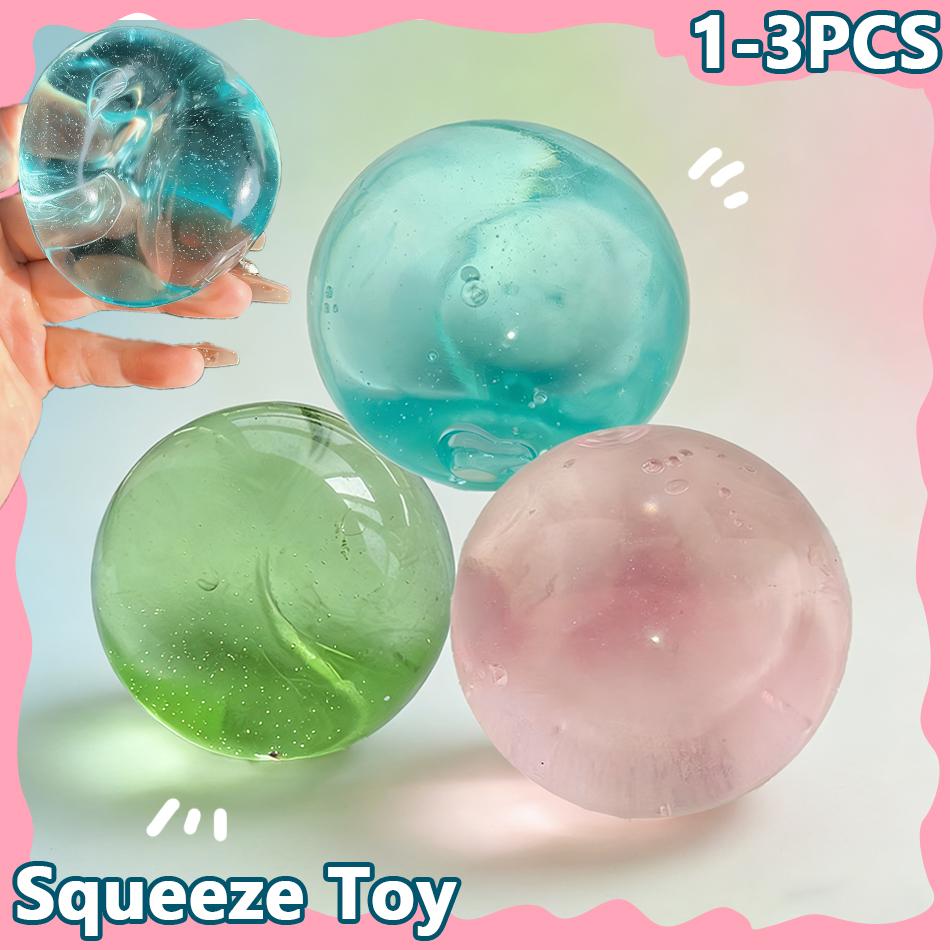 1-3 uds Juguete Blandito de Maltosa Mochi Anti Estrés Fidget Juguete Suave Transparente Simulado Neadoh Rebote Rápido Relajación de Manos Regalo
