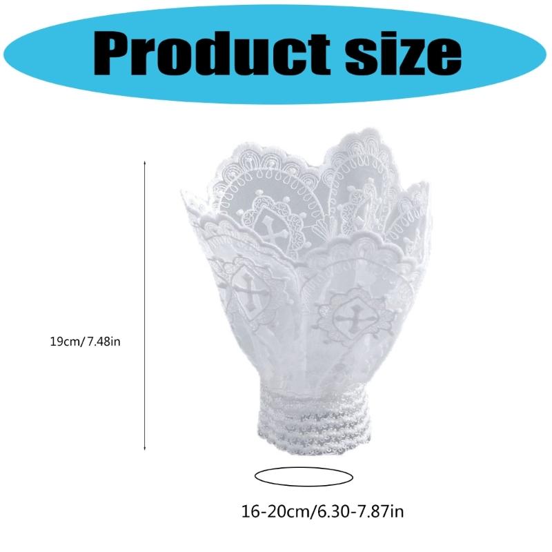 Elegant Women Lace Trim Arm Sleeves Wrist Cuffs Decorative Sleeves Armwear For Office Daily Wear And Formal Event Outfit