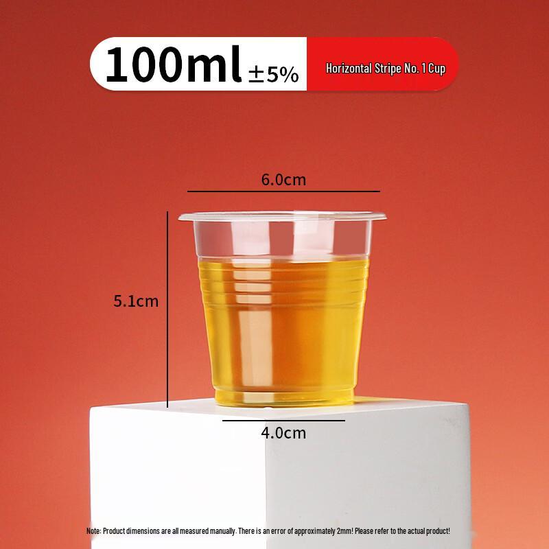 Disposable Transparent Plastic Cups