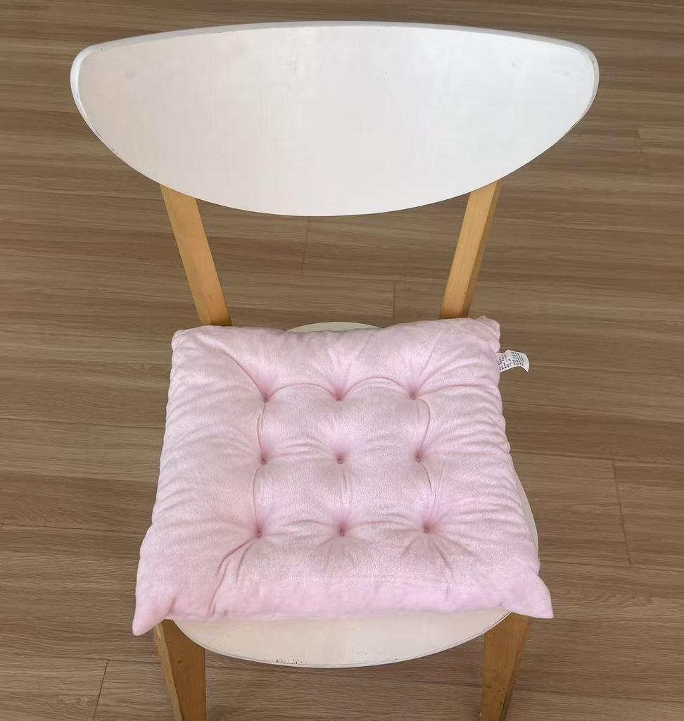 Crystal Velvet Integrated Backrest Seat Cushion for Comfort During Long Sitting