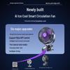 Portable Quiet USB Rechargeable Clip-on Desk Fan F11