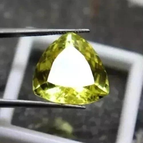 Trillion Cut Natural Amazing Yellow Sapphire 10-11 Ct Fabulous Gemstone