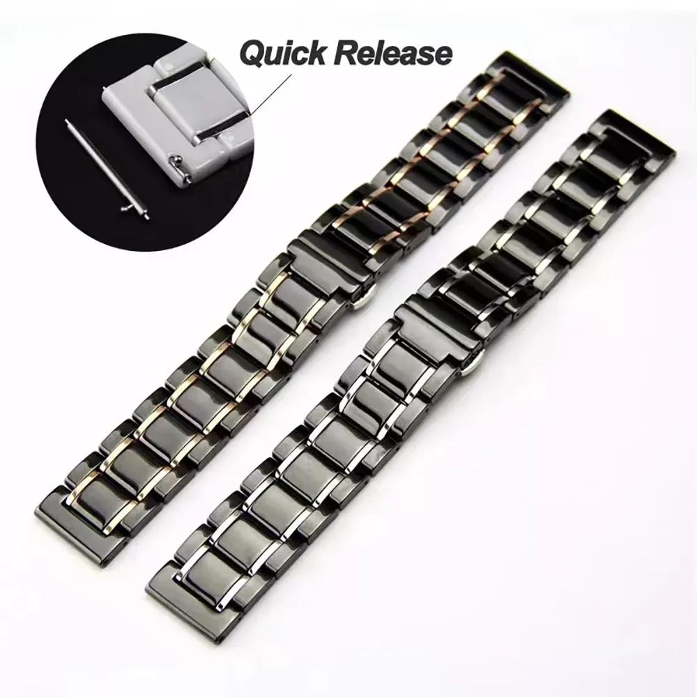 22mm 20mm Keramische Band voor Garmin Forerunner 970 965 955 55 165/570 47mm 42mm Polsband voor Garmin Vivoactive 6 5/Venu 4 3 Band
