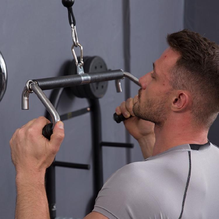 Fitness LAT Zugstange Kabelaufsätze Gerade Stange Übungskabel Griff Riemen für Gewichtheben Training