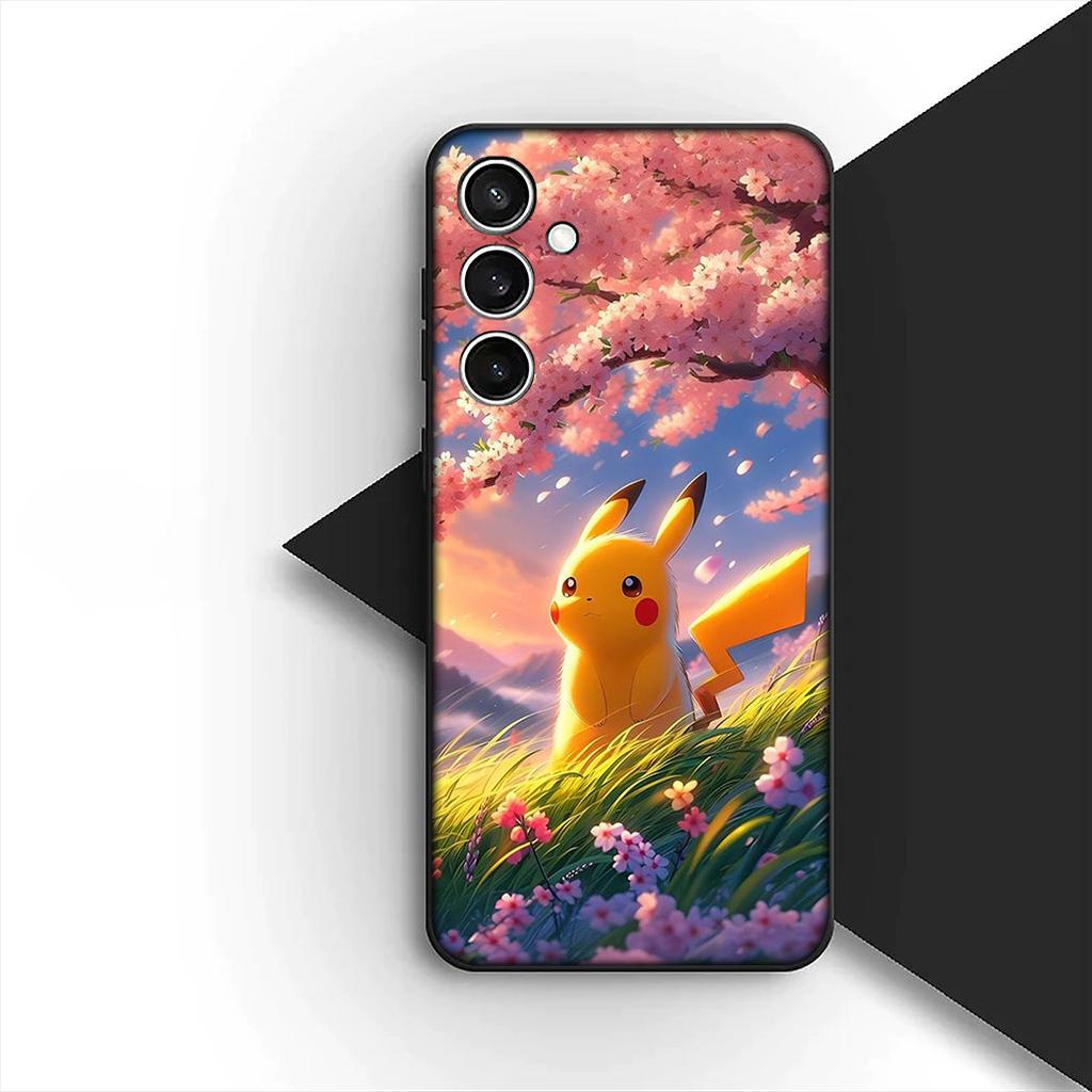 Cover for Samsung Galaxy S24 S25 S23 FE Ultra Plus S7 Edge S25+ S23+ A56 5G Phone Case Mewtwo P-Pokemons Mew two P-Pikachus