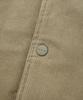 COVERNAT Preppy Corduroy Varsity Jacket Beige
