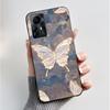 Für ZTE Blade A72S A7050 Hülle Für ZTE Blade V41 Smart Cover Luxus Mode Schmetterling Blume Silikon Weich Schwarz TPU Stoßfänger Schale