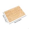 Wooden Beading Board Jewelry Measuring Measurement Bead Design Tray for Making