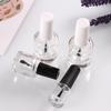 5/10/15ml Square Glass Nail Polish Bottle with Brush, Empty Refillable Paint Glue Container, Trending Beauty Sample