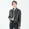 Genuine leather women's leather jacket women's new spring and autumn fashion short high-end sheepskin jacket